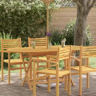 vidaXL Klappbarer Gartentisch 160x85x75 cm Massivholz Eukalyptus - Braun