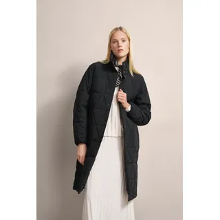 Bugatti Kurzmantel mit lässigem Schnitt, schwarz,