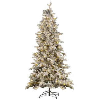 Beliani Weihnachtsbaum künstlich Grün 210 cm