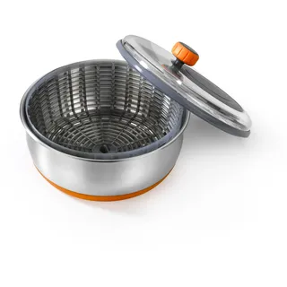 Bra Salatschleuder Edelstahl 18/10 4 l Silber