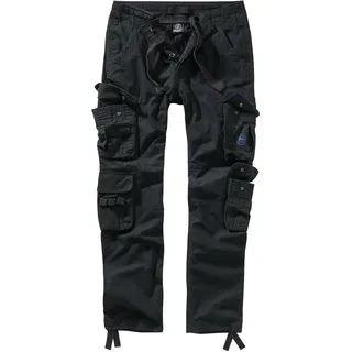 Brandit Textil Brandit Pure Slim Fit Cargohose schwarz Größe L