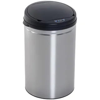 Homcom Edelstahl Automatik Mülleimer Abfalleimer IR Sensor Inneneimer rund 30L , Multicolor , Kunststoff , 30.5x51.5x30.5 cm , Haushalt & Reinigung, Reinigung, Mülleimer & Abfallsammler