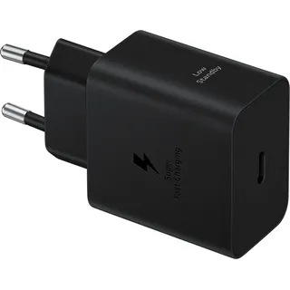 Samsung 45W USB-C Ladegerät mit Schnellladen, kompatibel mit Geräten Anderer Hersteller, Black