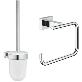 GROHE Essentials Cube | WC - Bürstenhalter | chrom | 40513001 & Essentials | Badaccessoires - WC-Papierhalter | 40507001