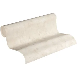 A.S. Création Vliestapete Blooming Uni creme B/L: ca. 53x1005 cm - Gr.: onesize