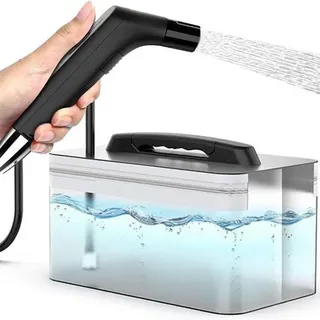 Ibenzoa® Tragbares elektrisches Bidet mit einstellbarem Wasserdruck für Reisen und Camping - Schwarz