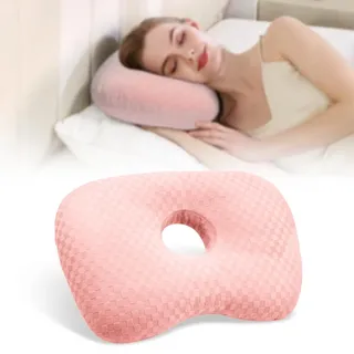 Babyezz Eine Seitlich Gelockte Schläfe, Die Auf Eine Entzündete Schläfe und Entzündete Ohren Passt, Eine Baumwolle und Polyester Entsprechend Verstellt (Rosa)