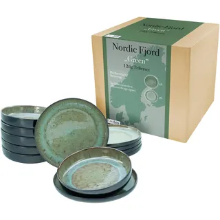 CreaTable Nordic Fjord Tafelservice 12-tlg. grün