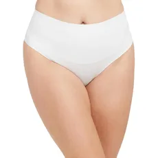Spanx Damen Cotton Comfort Thong, Damen Unterwäsche Thongs , Weiß, XL