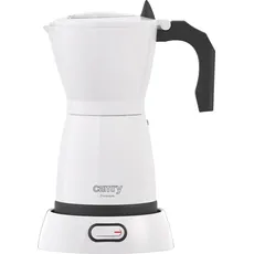 Camry CR 4415w Electric Moka coffe maker, White/Black, Espressokanne, Weiss