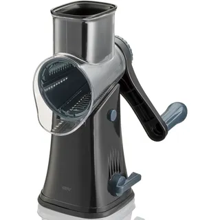 GEFU Trommelreibe Click Edelstahl Schwarz