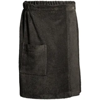 Schiesser Sarong "Saunakilt Turin für Herren in angesagter Reiskornoptik", dunkelgrau