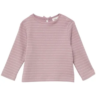 s.Oliver Langarmshirt mit Glitzerstreifen und Zierschleife