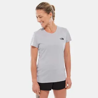 The North Face Damen Damen Reaxion Ampere T-Shirt Damen Reaxion Ampere T-Shirt, TNF Light Grey Heather, S, T0CE0TDYX