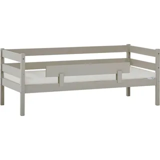 Jugendbett ECO Comfort 70 x 160 cm Kiefer massiv grau