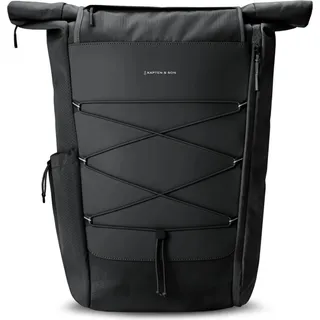 Kapten & Son Rucksack Banff All Black - Schwarz