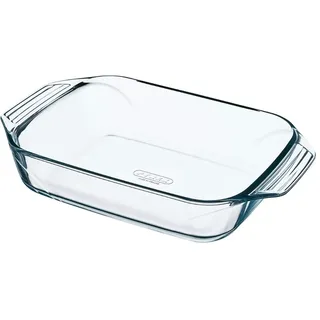 Pyrex 406B000 Bräter rechteckig, Glas transparent,