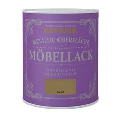 Rust-Oleum Möbellack Metallisch Gold Matt 750 ml