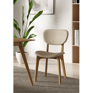 Home Affaire Design-Stuhl COZY Polyester beige 2er Set