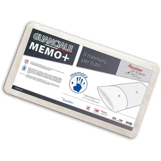 V.I.P. Very Important Pillow Kissen Memory 50 x 80 cm Weiß