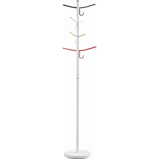 Carryhome Kleiderständer , Grün, Rot, Schwarz, Weiß , Metall , 178 cm , Garderobe, Garderobenständer