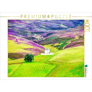 Puzzle · Corgarff Castle in Aberdeenshire in Schottland | Magische Landschaften der Highlands · 1000 Teile · Lege-Größe 64 × 48 cm · CALVENDO Puzzle