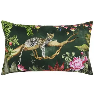furn. Kissenbezug Leopard 30 x 50 cm Grün