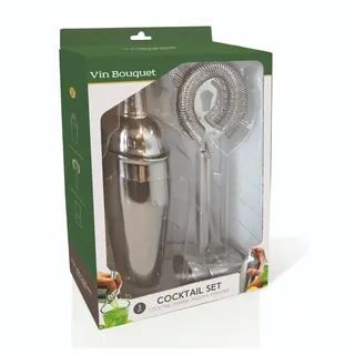 VB VIN BOUQUET Vin Bouquet FIK 029 Set - Cocktail-Set, Messbecher und Cocktailsieb