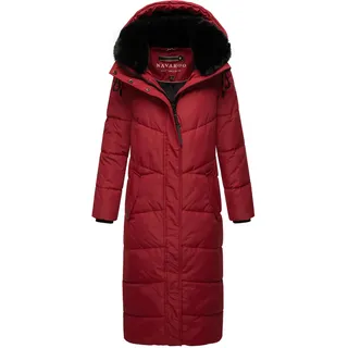 Steppmantel NAVAHOO "Steppmantel Hingucker XIV", Damen, Gr. XS, rot (dunkelrot), Obermaterial: 100% Polyester PES.  Obermaterial: Futter: 100% Polyester PES. 100% Polyester PES., Mäntel Steppmantel