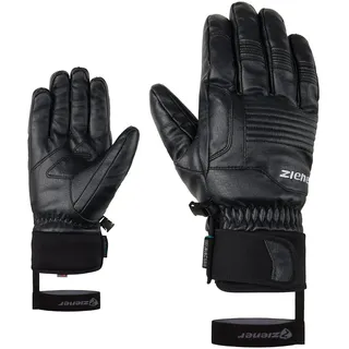 Skihandschuhe ZIENER "GULMEN-Z AS PR glove man", Herren, Gr. 10.5, schwarz, Polyester, Handschuhe Skihandschuhe