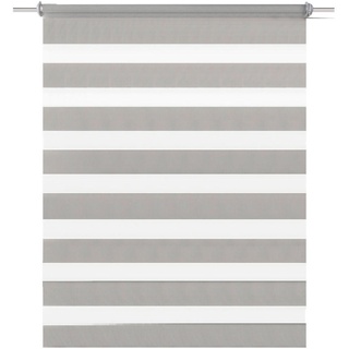 XXXLutz Doppelrollo Zebra 40 x 150 cm grau