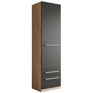 Priess Wäscheschrank Barcelona 5-türig 200 x 210 x 60 cm Braun