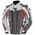 Motorrad Textiljacke Grau/Weiß/Rot XL