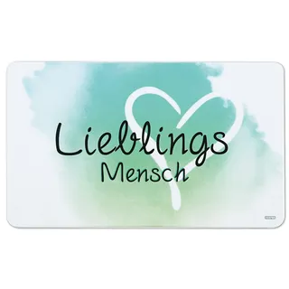 KESPER 31253 Dekor-Frühstücksbrettchen Motiv LIEBLINGSMENSCH