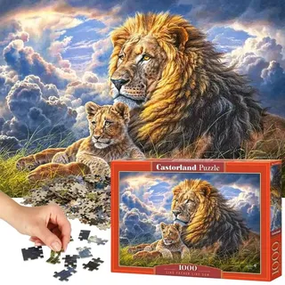 Castorland Puzzle 1000T Löwe mit Baby