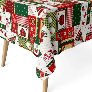 Martina Home Harzbeschichtete Tischdecke Rentier, 220 x 140 cm, Unique