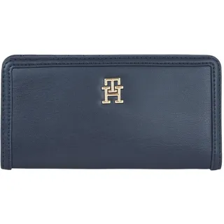 Tommy Hilfiger Monotype Large Slim Geldbörse Damen blau