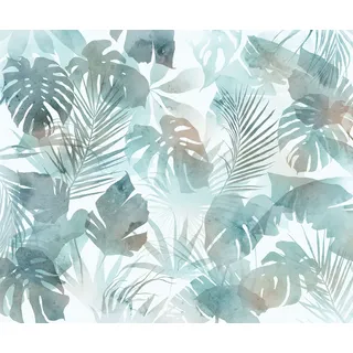 KOMAR Vlies Fototapete - Frootloops Jungle - Größe 300 x 250 cm", bedruckt glatt, modern