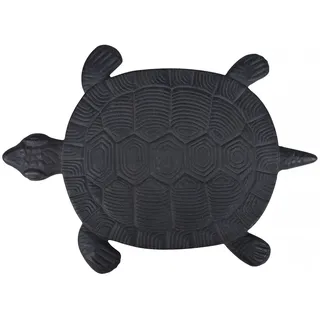 Esschert Design Gehwegplatte, Gartenplatte, Trittplatte, Terrassenplatte Motiv Schildkröte, ca. 32 cm x 23 cm x 1,8 cm