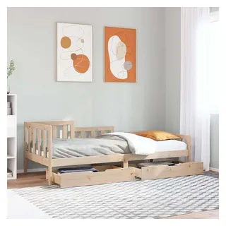 vidaXL Tagesbett mit Schubladen 90x200 cm Massivholz Kiefer