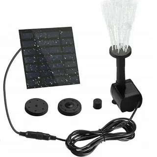 INF Solar Springbrunnen mit 4 Sprinklerköpfen