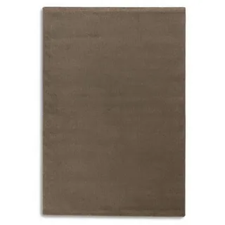 Webteppich , Dunkelbraun , Textil , Uni , rechteckig , 133x190 cm , für Fußbodenheizung geeignet, in verschiedenen Größen erhältlich, antistatisch, pflegeleicht , Teppiche und Böden, Teppiche, Webteppiche