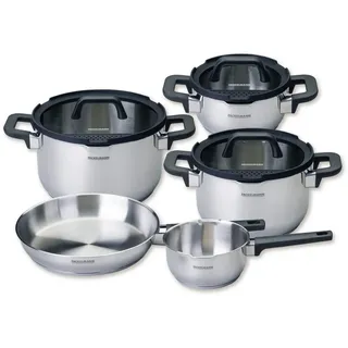 Fackelmann Elmau Topf-Set 8-tlg. Edelstahl