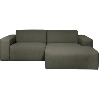 otto home »Koa, 228 cm, L-Form, Modulsofa in Cord, Chenille, Struktur, Webstoff« Designsofa, weicher Lounge-Sitzkomfort, Welleunterfederung, bodentief,