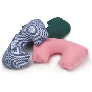 DR. WINKLER Nackenhörnchen aufblasbar mit Bezug ca 43 x 23 cm königsblau 1 Stück