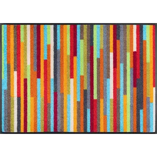Wash+Dry Fußmatte, Mikado Stripes 60x85 cm, innen und außen, waschbar