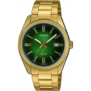 Casio Timeless Collection Analog Edelstahl 38 mm MTP-1302PGC-3AVEF