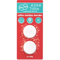 EzeeTabs Kaffemaschinen Entkalker – Entkalkertabs für ein mikroplastikfreies, biologisch abbaubares und veganes Entkalkungsmittel – 2 x Entkalker für hygienische Sauberkeit