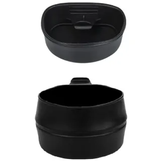 blntackle76 Set 2 Falttassen aus Kunststoff - 200ml Camping Tassen faltbar (schwarz) Fold-A-Cup