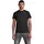 Base-S Ribbed Kurzarm-t-shirt Dark Black XL